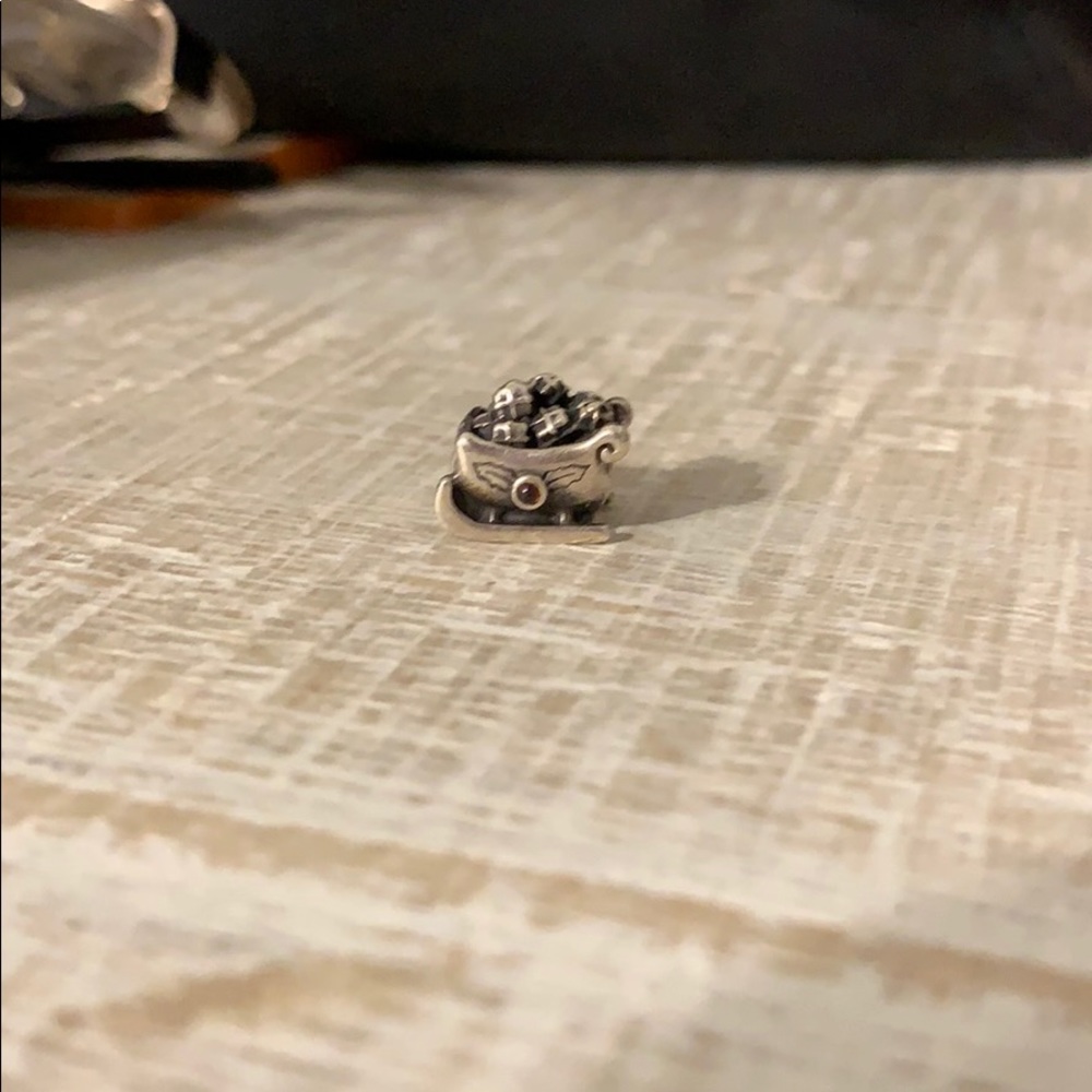 Pandora sled charm